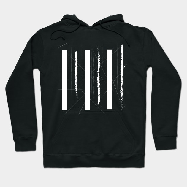 Abstract line design Hoodie by Cherubic